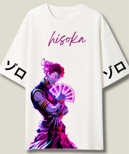 T-shirt - Hisoka - Hunter x Hunter - Blanc\Noir