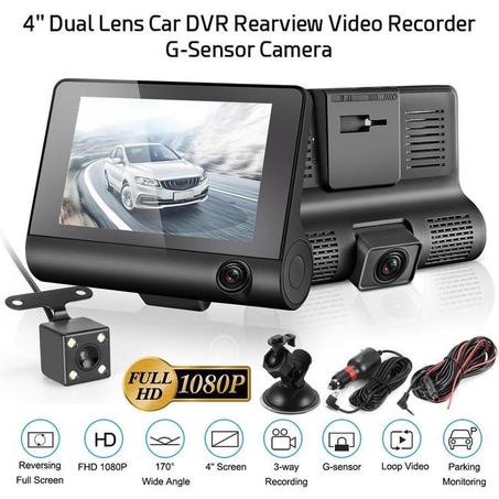 DashCam Car DVR 4 pouces Full HD 1080P