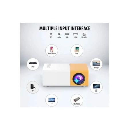 Mini projecteur, projecteur de film portable pour iOS, Android, Windows, PS5