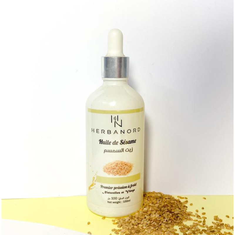 Huile de Sésame Cosmétique - 100% Pure et Pressée à Froid