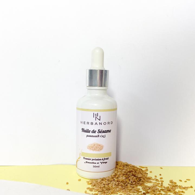 Huile de Sésame Cosmétique - 100% Pure et Pressée à Froid