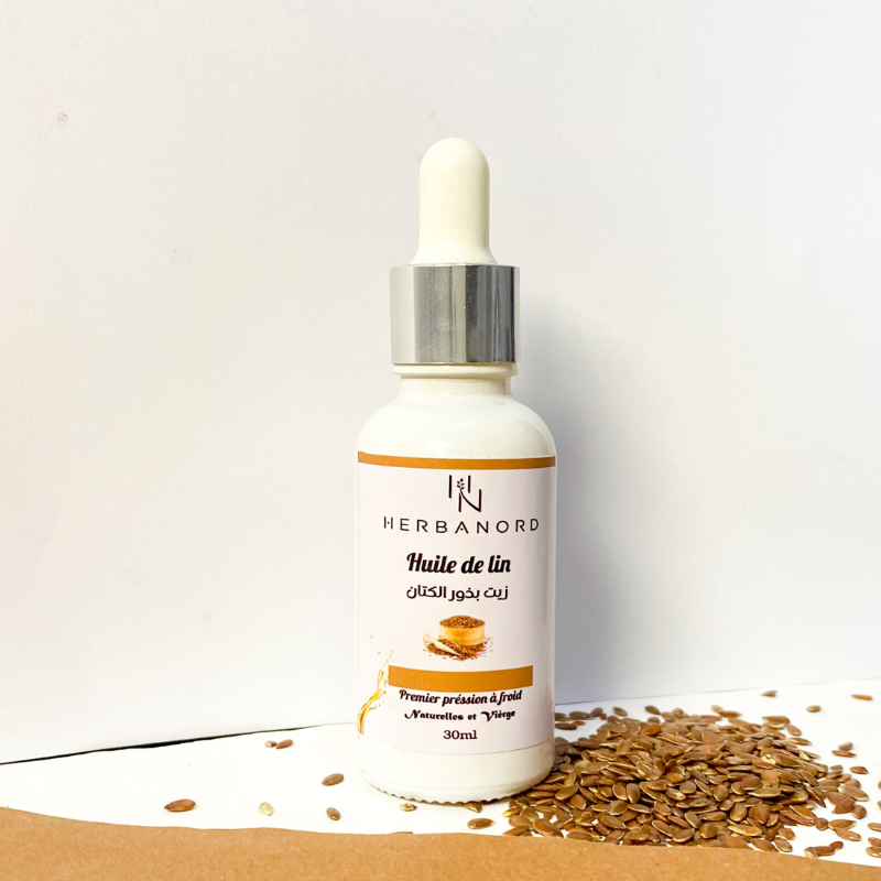 Huile de Lin Cosmétique – Régénérante, Apaisante et 100 % Naturelle