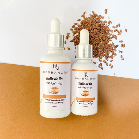 Huile de Lin Cosmétique – Régénérante, Apaisante et 100 % Naturelle