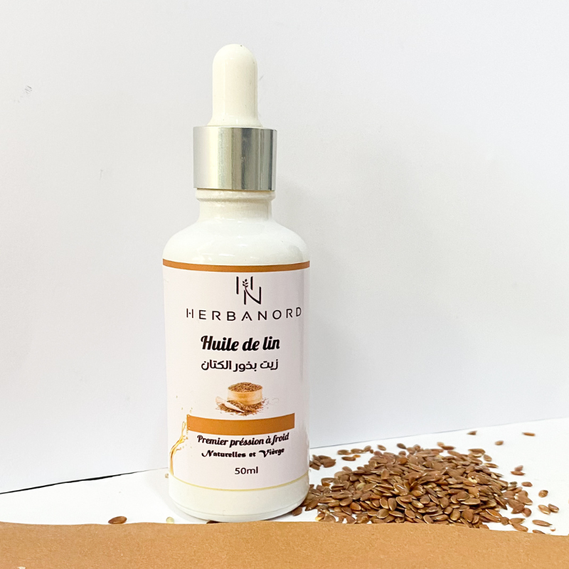 Huile de Lin Cosmétique – Régénérante, Apaisante et 100 % Naturelle