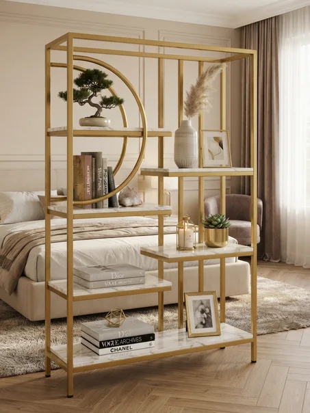 رف ديكور فاخر بتصميم عصري