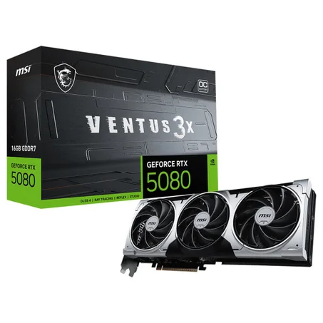 MSI GeForce RTX 5080 VENTUS 3X OC 16Gb GDDR7