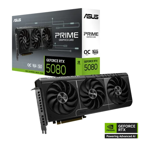 ASUS PRIME GeForce RTX 5080 16GB GDDR7 OC Edition