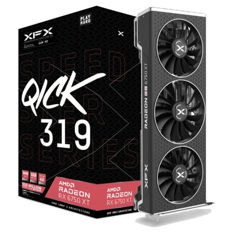XFX AMD Radeon RX 6750 XT Speedster QICK 319 12GB GDDR6