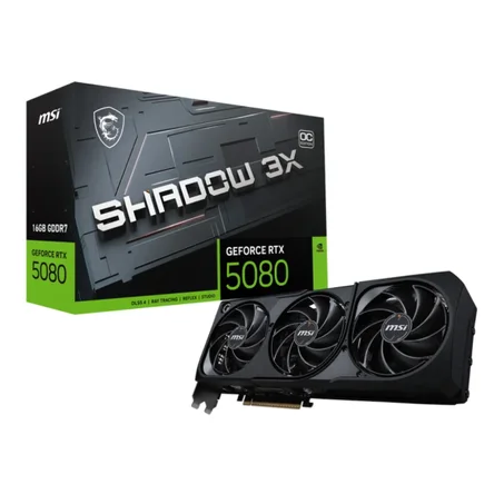 MSI GeForce RTX 5080 SHADOW 3X OC 16GB GDDR7