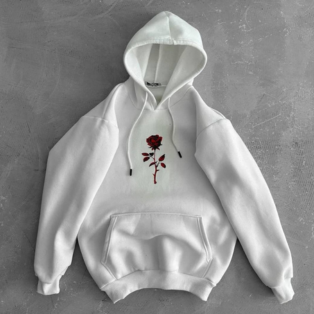 Roses Lovers Hoodie – 100% Cotton