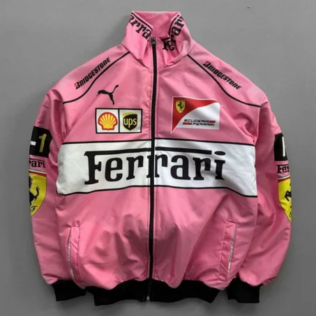 Pink Ferrari Racing Jacket – Limited Edition