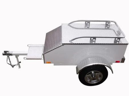Lumina XL Motorcycle Trailer AMTXLW (White)