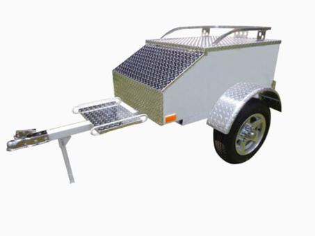 Lumina Motorcycle Trailer – White