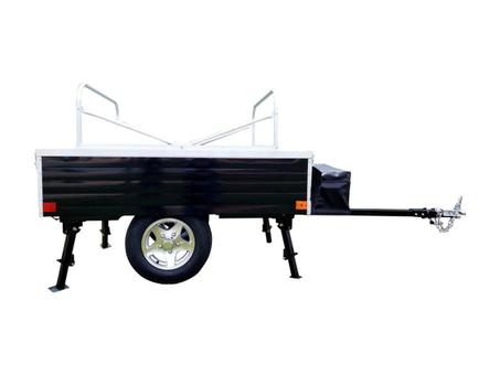 Solace Deluxe Motorcycle Camping Trailer – 23 Cu Ft