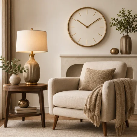 MOBILIER, LUMINAIRES ET HORLOGES