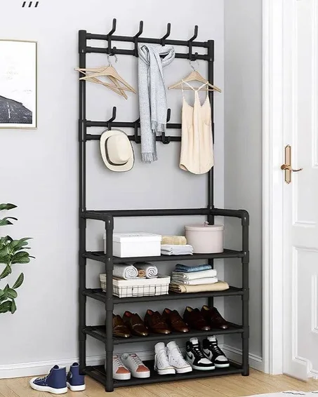 رف تخزين، أحذية وقبعات، رف معطف