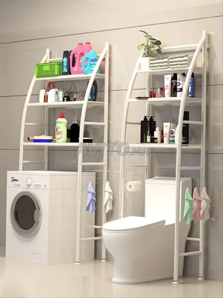 منضم الحمام من 3 طبقات لرف المرحاض