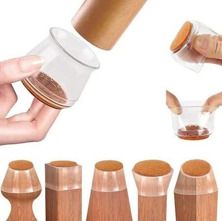 16 Pièces de couvre-pieds de chaises , idéal pour chaises, tables, tabourets et tout type de mobilier, ,