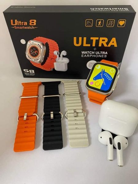 Pack Smart Watch Ultra 8 + AirPods