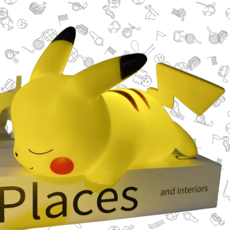 مصباح ليلي بيكاتشو للأطفال بتصميم أنيمي