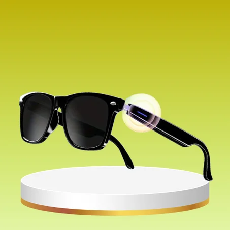 نظارات ذكية شمسية صوتية لاسلكية بتقنية البلوتوث