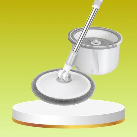 ممسحة أرضيات دائرية بدون استخدام اليدين