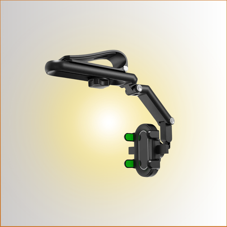 حامل الهاتف المحمول في السيارة القابل للتمديد متعدد الوظائف بتدوير 360° – الحل المثالي لقيادة آمنة ومريحة! 🚗📱