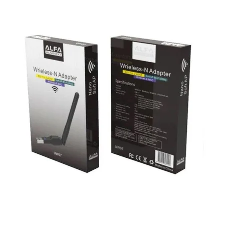 Alfa ALFANEXT Wireless-N Adapter – UW07 (Nano SoftAP2)