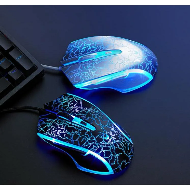 Souris Gaming LED – Modèle Lightning RGB