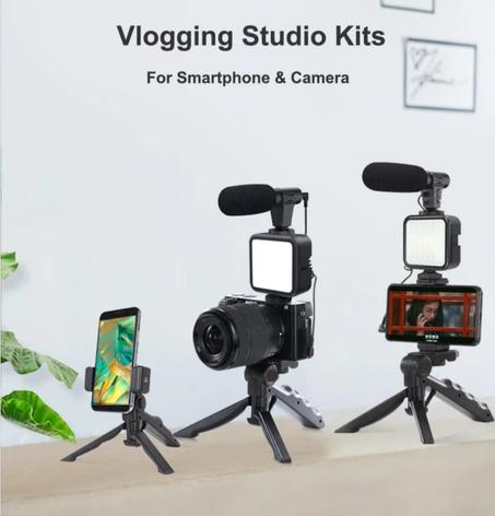 Kit Vidéo Pour Téléphone Portable Avec Trépied Réglable