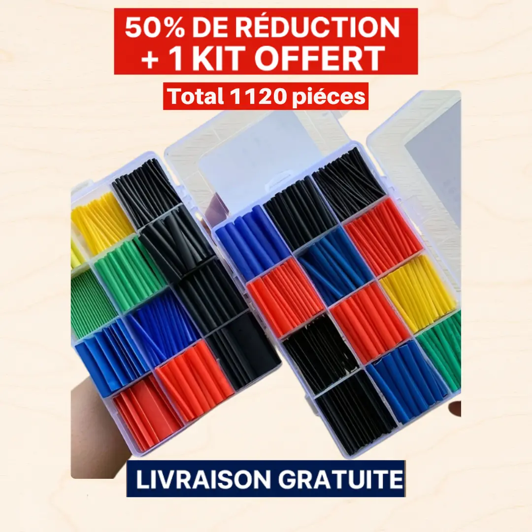 ThermoGaine – Connexions Électriques Sûres, Durables et Proprement Organisées - achetez-en un, obtenez un gratuit