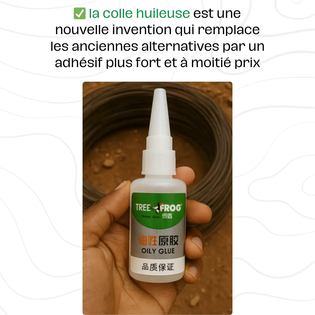 Bricofix - Une colle puissante à base huileuse qui garantit une adhérence extrême, même sur les surfaces les plus capricieuses