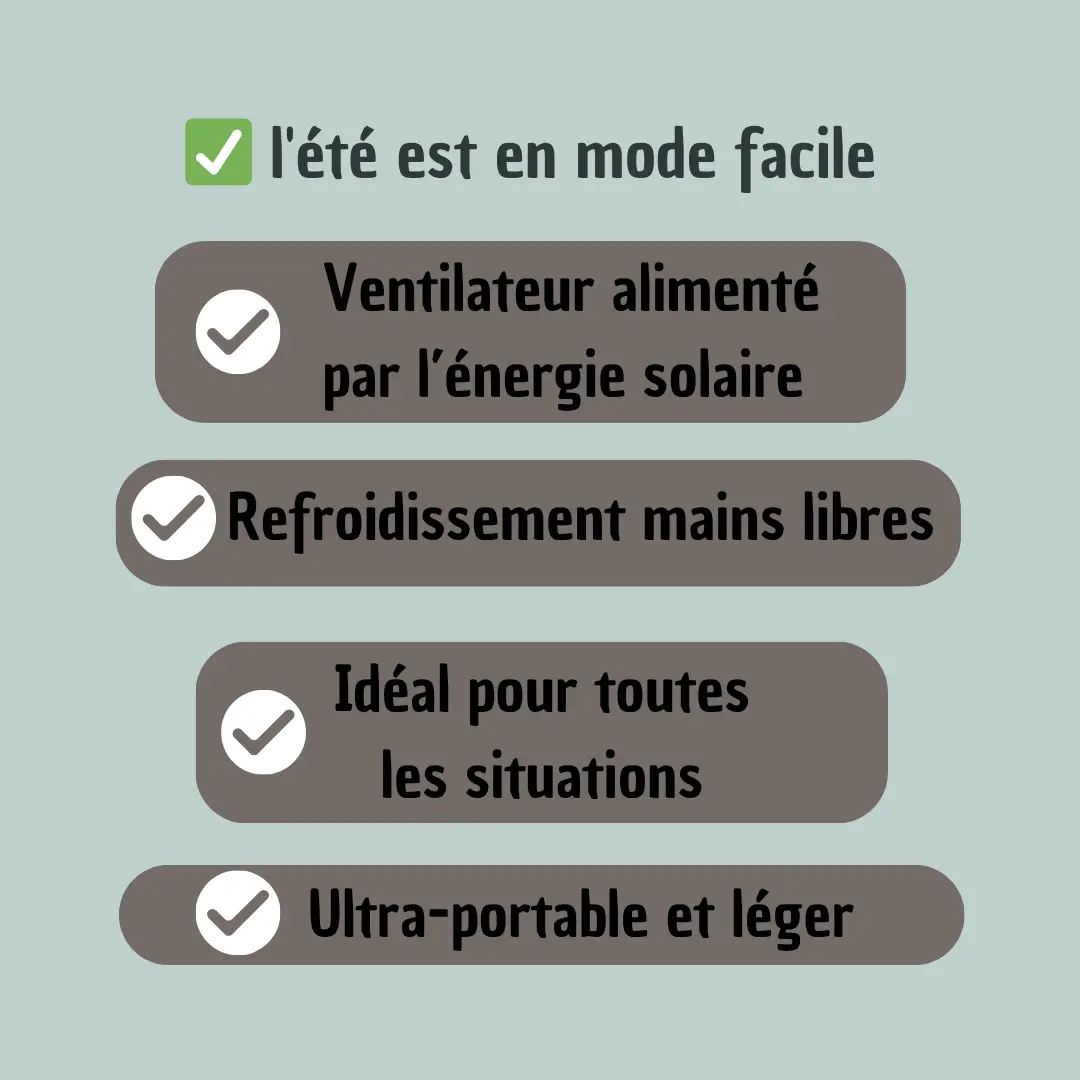 Chapeau avec ventilateur solaire intégré