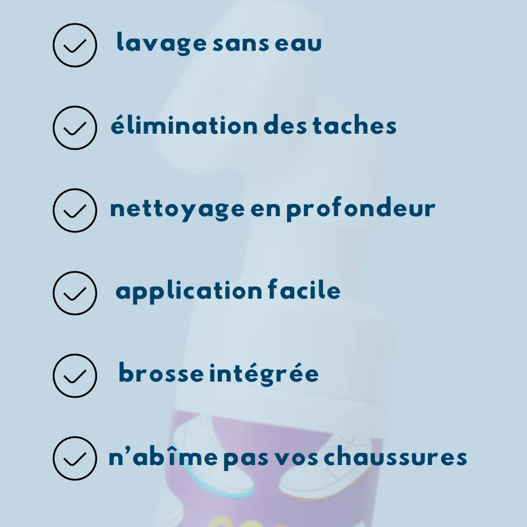 🧼👟 Nettoyant Mousse Chaussures + Brosse – Pour des Chaussures Propres en Quelques Secondes ✨