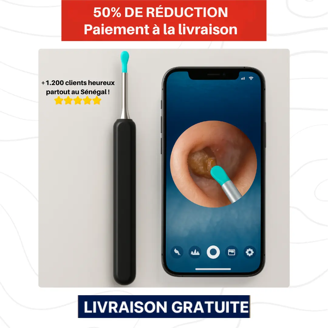 Auriclair – Nettoyez vos oreilles en toute sécurité… en voyant ce que vous faites