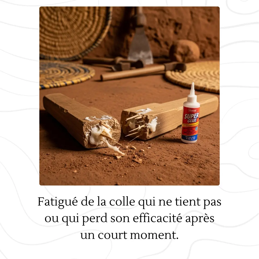 Bricofix - Une colle puissante à base huileuse qui garantit une adhérence extrême, même sur les surfaces les plus capricieuses