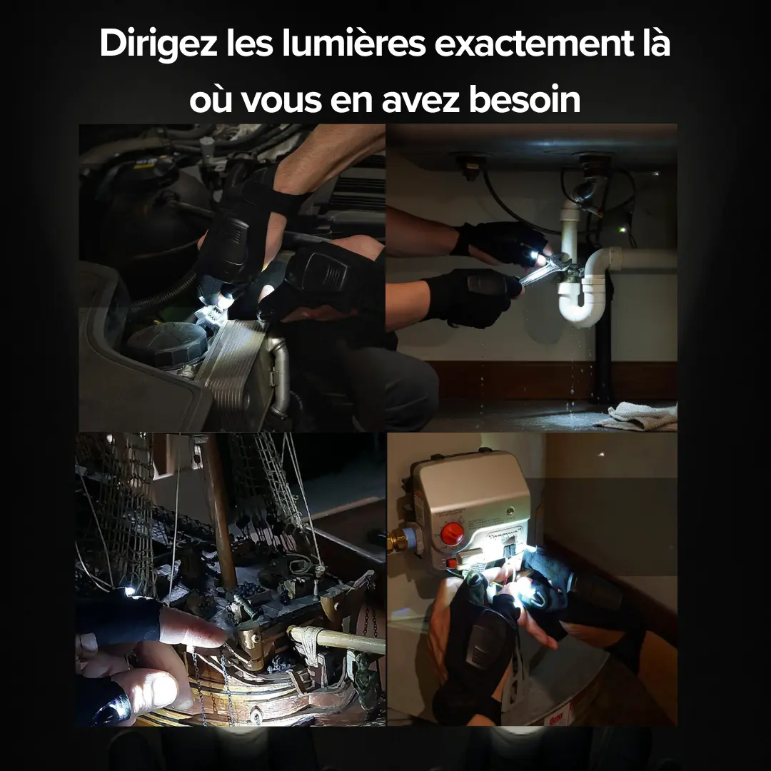 🔦 Lumigants – Éclairez Tout, Gardez Vos Mains Libres