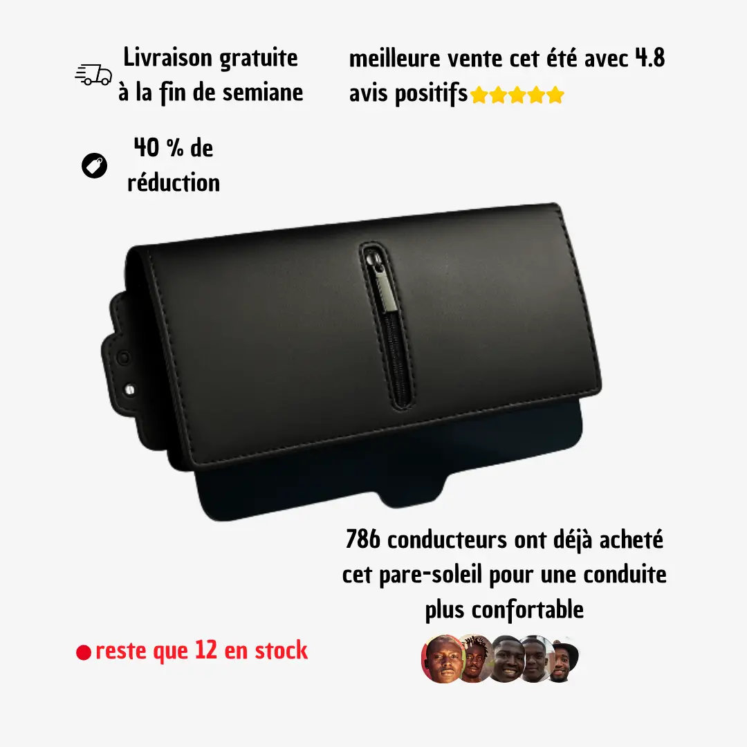 pare-soleil de voiture polarisé extensible
