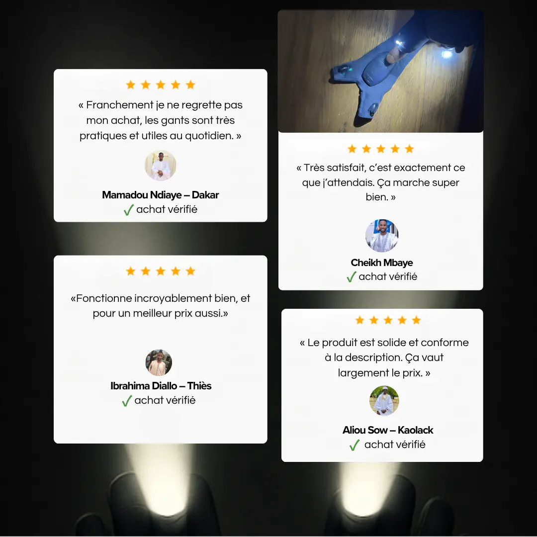 🔦 Lumigants – Éclairez Tout, Gardez Vos Mains Libres