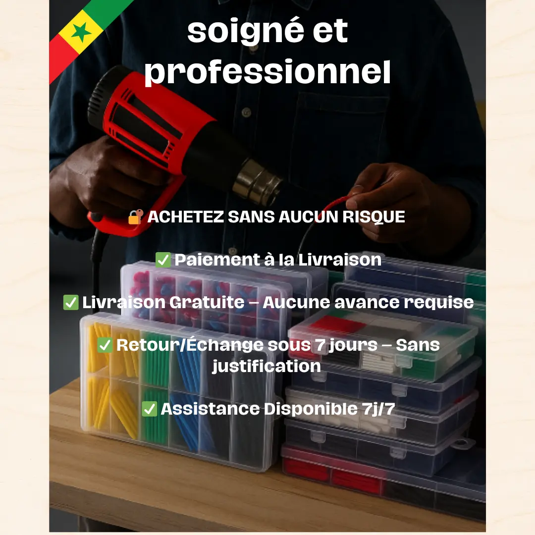 ThermoGaine – Connexions Électriques Sûres, Durables et Proprement Organisées - achetez-en un, obtenez un gratuit