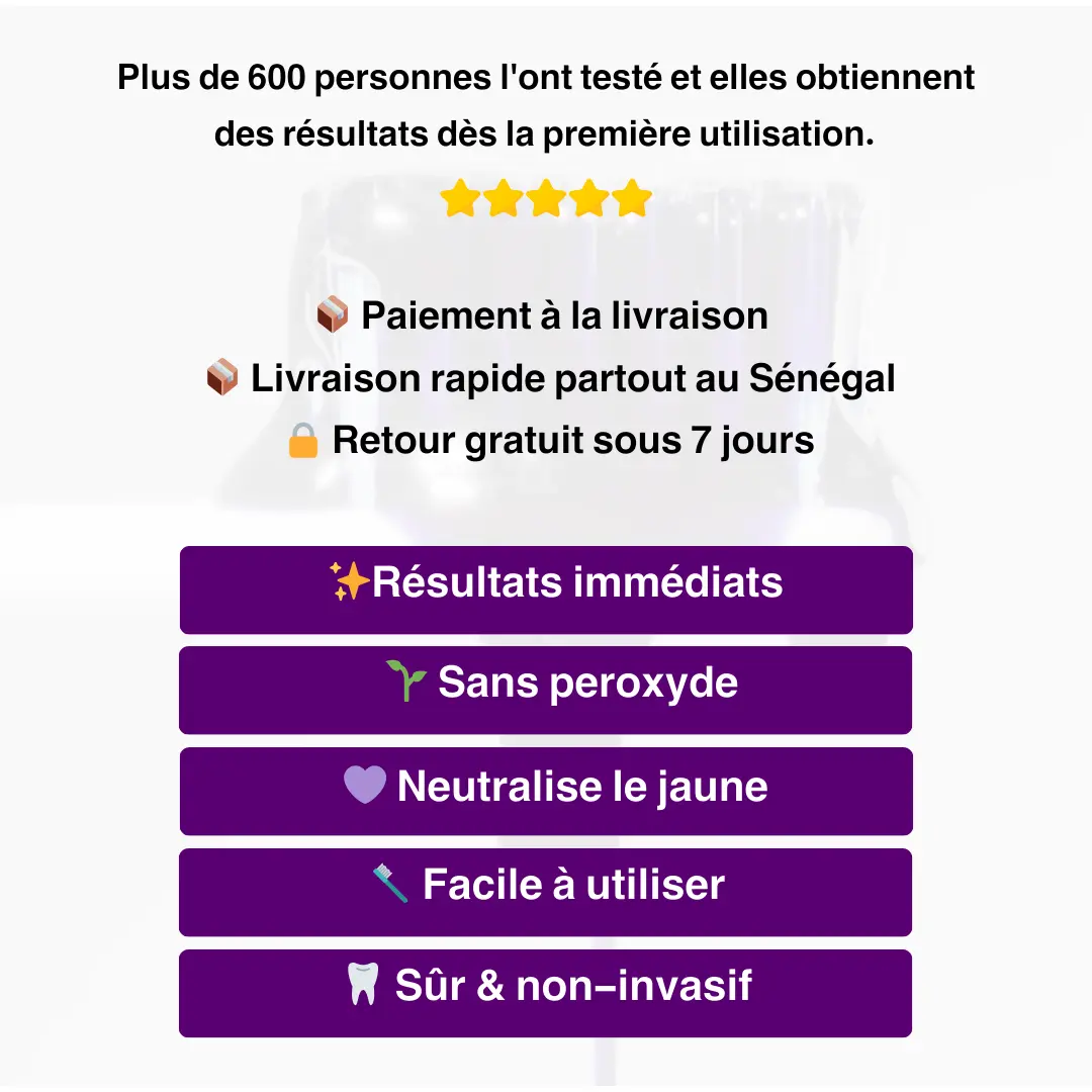 ✨ Correcteur Couleur Dents V34 Hismile – 😁 Sourire Blanc Instantané 🌟 (1 acheté = 1 offert 🎁)