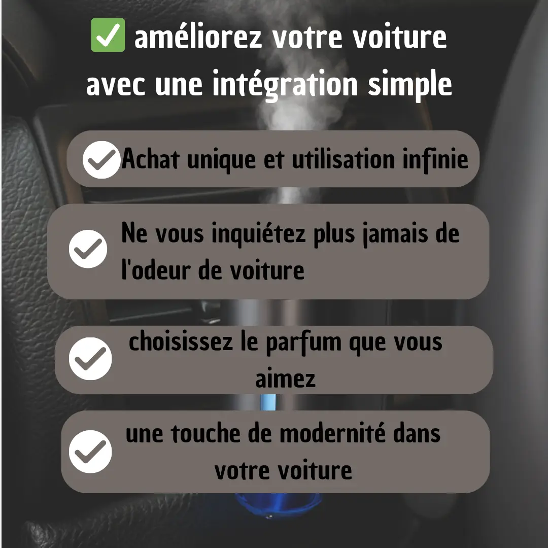 Désodorisant automatique pour voiture