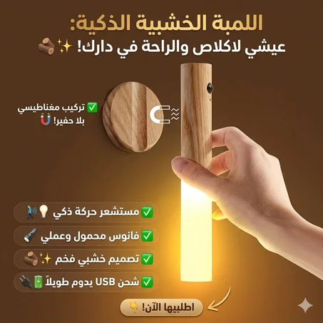 المصباح الذكي الفاخر 2in1