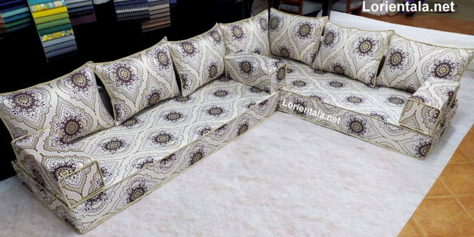 8'' Thickness Sofa Set, Oriental Cushions, Arabic Majlis, Arabic