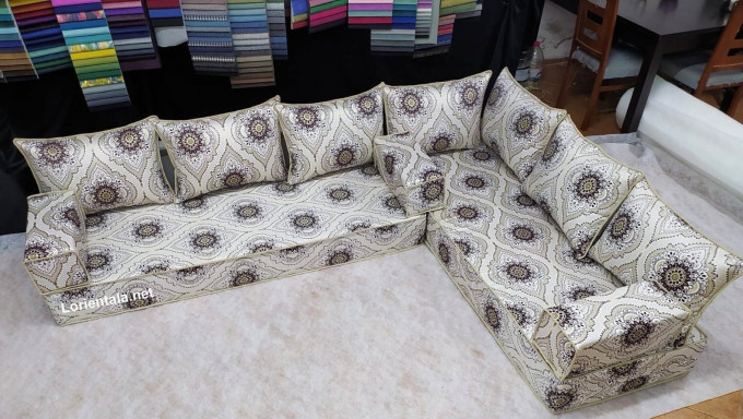 8'' Thickness Sofa Set, Oriental Cushions, Arabic Majlis, Arabic