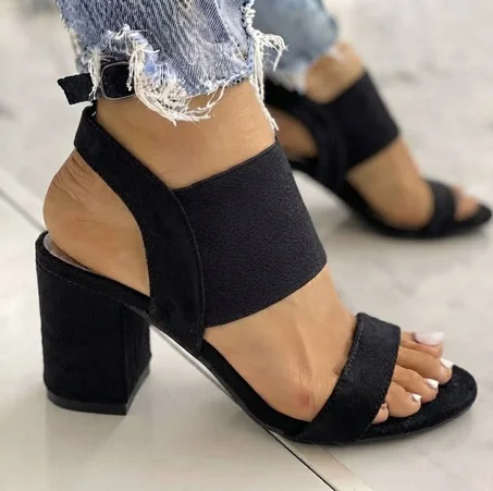 Sandale/T02 Noir 5CM