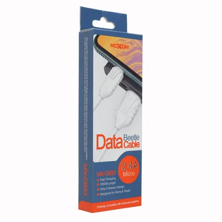 cable data et de charge rapide micro 2.4A Moxom MX-CB33
