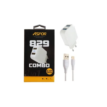 Chargeur Aspor A858 M - Blanc