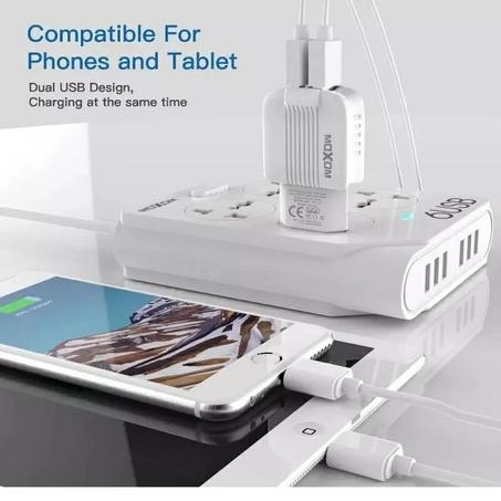 Chargeur Électrique Moxom Deux Ports De Charge Rapide