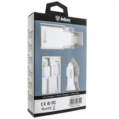 Chargur Inax, Allume Cigare Et Câble Vers Iphone